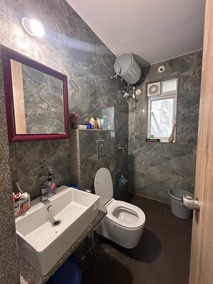 Bathroom in 2 BHK Apartment at LMS Finswell Woods, Viman Nagar – for Rent