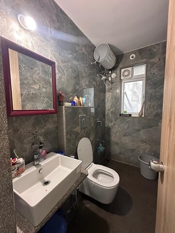 Bathroom in 2 BHK Apartment at LMS Finswell Woods, Viman Nagar – for Rent