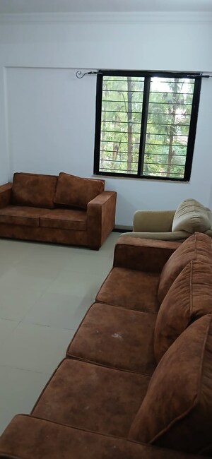 Living Room in 2 BHK Apartment at Goel Ganga Orchard, Mundhwa – for Rent