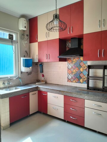 Kitchen in 4 BHK Apartment at Emaar MGF Emerald Hills, Sector 65 – for Rent