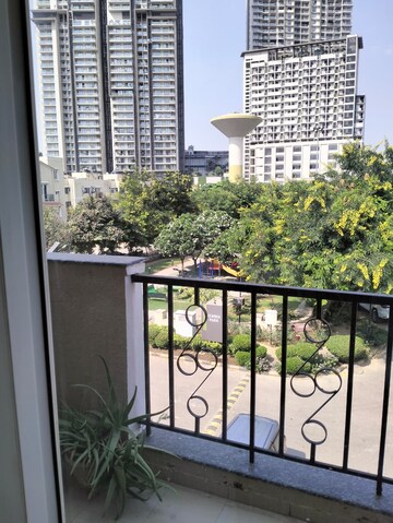 Balcony in 4 BHK Apartment at Emaar MGF Emerald Hills, Sector 65 – for Rent