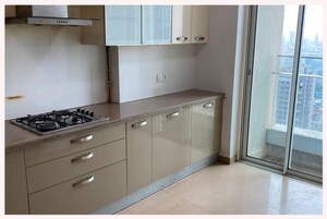 Kitchen in 3 BHK Apartment at K Raheja Vivarea, Mahalaxmi – for Rent