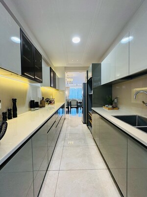 Kitchen in 3 BHK Apartment at Nagla Road – for Sale