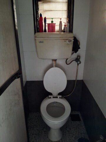 Bathroom in 1 BHK Apartment at Balaji Darshan MIDC, Dombivli East – for Rent