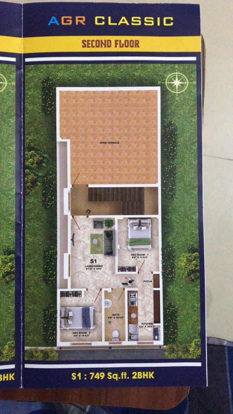 undefined, classius-archana 4 Bedroom 750 Sq.Ft. Apartment In Kil Ayanambakkam Chennai 9414499