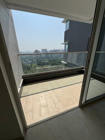Balcony in 3 BHK Apartment at Courtyard by Narang Realty and The Wadhwa Group, Pokhran Road No Two – for Sale