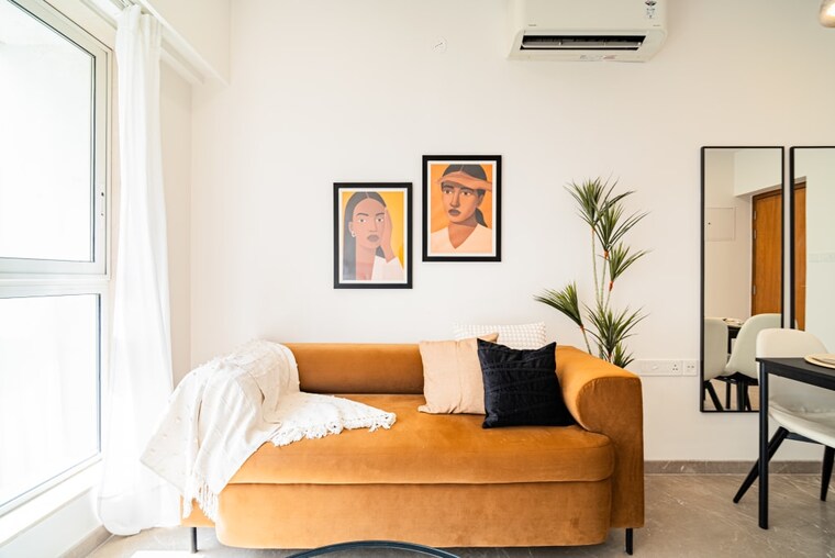 Living Room, skylink-sky-heights 1 Bedroom 410 Sq.Ft. Apartment In Andheri East Mumbai 9415025