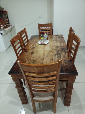 Dining area in 3 BHK Apartment at Ambala Highway – for Rent