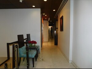 Living Room in 4 BHK Apartment at Anand Lok – for Rent