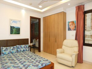 Bedroom in 4 BHK Apartment at Anand Lok – for Rent