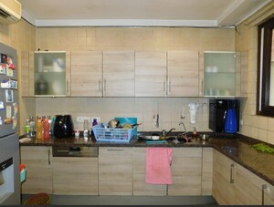 Kitchen in 4 BHK Apartment at Anand Lok – for Rent
