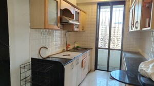 Kitchen in 2 BHK Apartment at Lake Pleasant, Powai – for Rent
