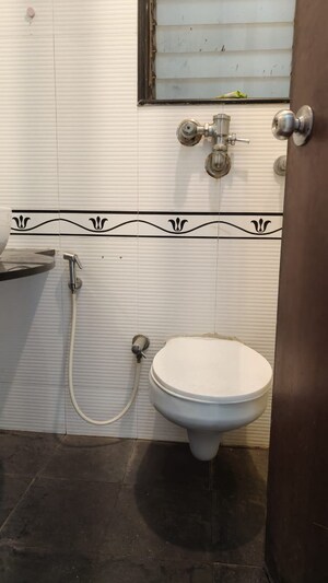 Bathroom in 2 BHK Apartment at Lake Pleasant, Powai – for Rent