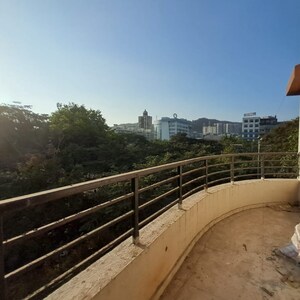 Balcony in 3.5 BHK Apartment at Prajapati Gaurav, Kharghar Sector 3 – for Rent