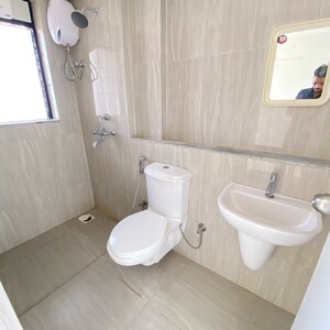 Bathroom in 1 BHK Apartment at Runwal Gardens Phase 2, Kalyan Shilphata Road – for Sale