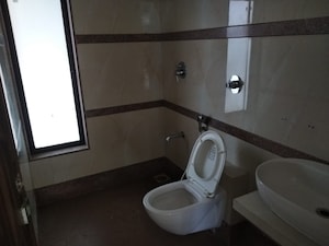 Bathroom in 3 BHK Apartment at Chandak Stella, Goregaon West – for Rent