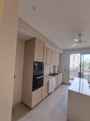Kitchen in 4 BHK Builder Floor at Ansal Sushant Residency, Sushant Lok Iii – for Sale