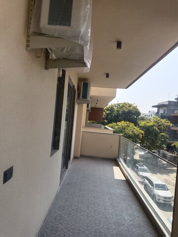 Balcony in 4 BHK Builder Floor at Ansal Sushant Residency, Sushant Lok Iii – for Sale
