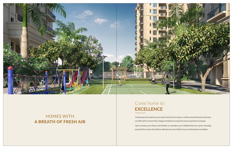 Exterior View, ajit-oro-atlantis 2 Bedroom 1105 Sq.Ft. Apartment In Jankipuram Lucknow 9415685