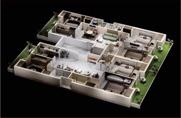 Floor Plan in 3 BHK Apartment at Dhakoli – for Sale