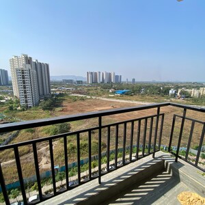 Balcony in 1 BHK Apartment at Runwal Gardens Phase 2, Kalyan Shilphata Road – for Rent