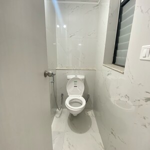 Bathroom in 1 BHK Apartment at Runwal Gardens Phase 3, Kalyan Shilphata Road – for Rent