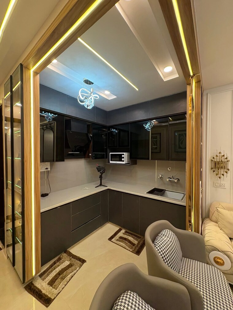 Kitchen, sa-homes-i 3.5 Bedroom 905 Sq.Ft. Builder Floor In Uttam Nagar Delhi 9416369