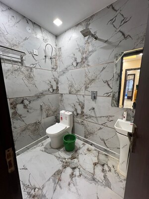 Bathroom in 2 BHK Builder Floor at Dwarka Mor – for Rent