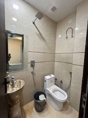 Bathroom in 2 BHK Builder Floor at Dwarka Mor – for Rent