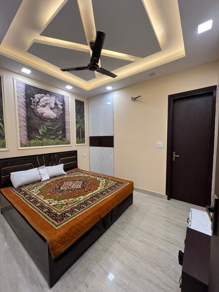 Bedroom, dwarka mor 2 Bedroom 700 Sq.Ft. Builder Floor In Dwarka Mor Delhi 9416492