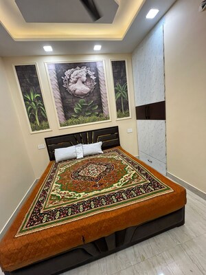 Bedroom in 2 BHK Builder Floor at Dwarka Mor – for Rent