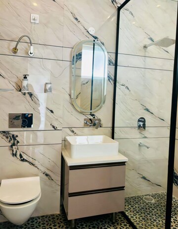 Bathroom in 3 BHK Apartment at Banur – for Sale