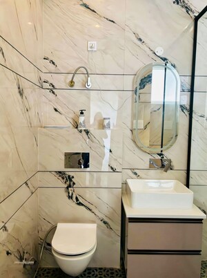 Bathroom in 3 BHK Apartment at Banur – for Sale