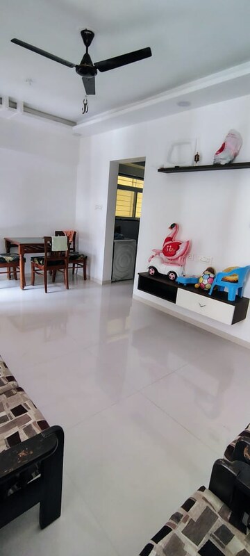 Living Room in 2 BHK Apartment at Bhakti Elysia Apartments, Wakad – for Rent