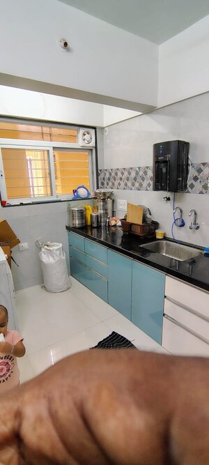 Kitchen in 2 BHK Apartment at Bhakti Elysia Apartments, Wakad – for Rent