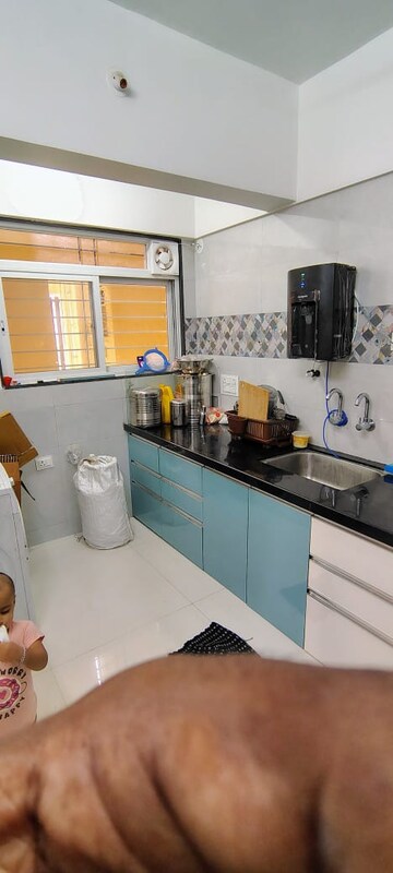 Kitchen in 2 BHK Apartment at Bhakti Elysia Apartments, Wakad – for Rent