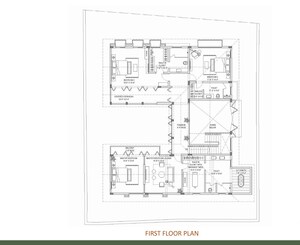 Floor Plan in 5 BHK Villa at Anjuna – for Sale