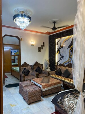 Living Room in 3 BHK Builder Floor at Anand Niketan – for Rent