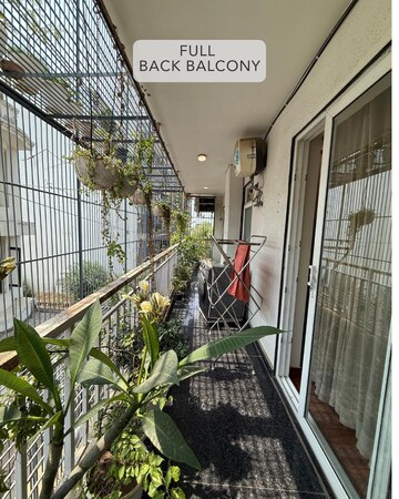 Balcony in 3 BHK Builder Floor at M3M Atrium, Sector 57 – for Rent