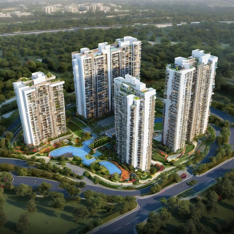 Exterior View, godrej-vrikshya 4 Bedroom 3200 Sq.Ft. Apartment In Sector 103 Gurgaon 9417151