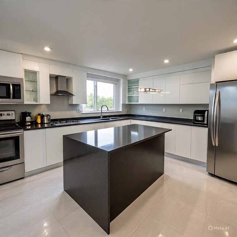 Kitchen, railway road 2 Bedroom 1000 Sq.Ft. Apartment In Railway Road  Rishikesh 9417140