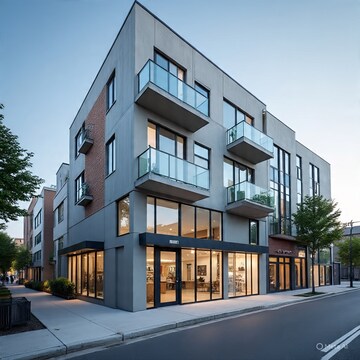 2 BHK Apartment – Exterior View View at Railway Road  - for Rent