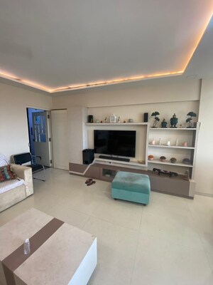 Living Room in 2 BHK Apartment at Gabadia Heights, Kandivali West – for Rent