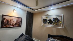 Living Room in 3 BHK Builder Floor at Chattarpur – for Rent