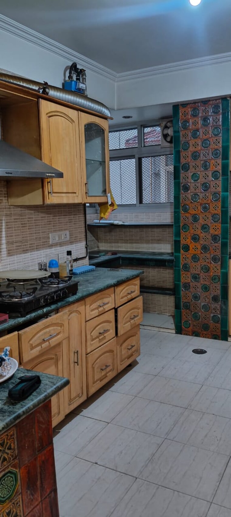 Kitchen, mayur vihar phase 1 extension 3.5 Bedroom 1450 Sq.Ft. Apartment In Mayur Vihar Phase 1 Extension Delhi 9417764