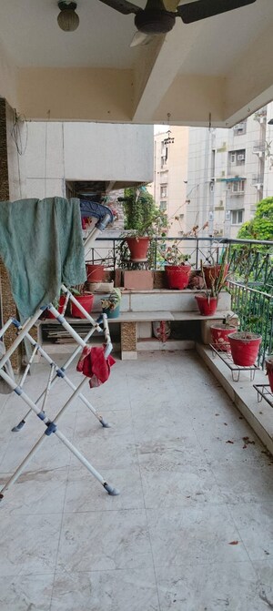 Balcony in 3.5 BHK Apartment at Mayur Vihar Phase 1 Extension – for Rent