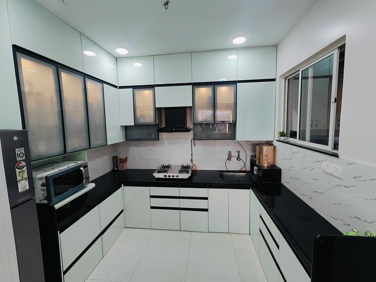 Kitchen, rachana-bella-casa 3 Bedroom 1071 Sq.Ft. Apartment In Baner Pune 9417846
