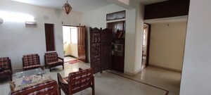 Dining area in 3 BHK Apartment at Kalyan Villa, Paanduranga Puram – for Rent