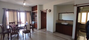 Dining area in 3 BHK Apartment at Kalyan Villa, Paanduranga Puram – for Rent