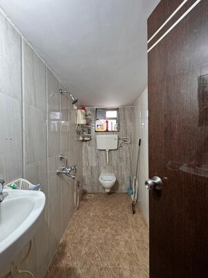 Bathroom in 3 BHK Apartment at Vasai West – for Sale